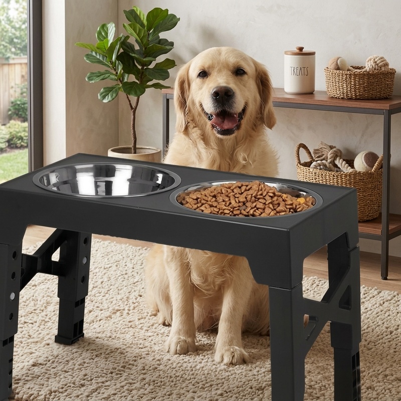 Royal Canin Food Medium - Tempat Makan Anjing yang Dapat Disesuaikan